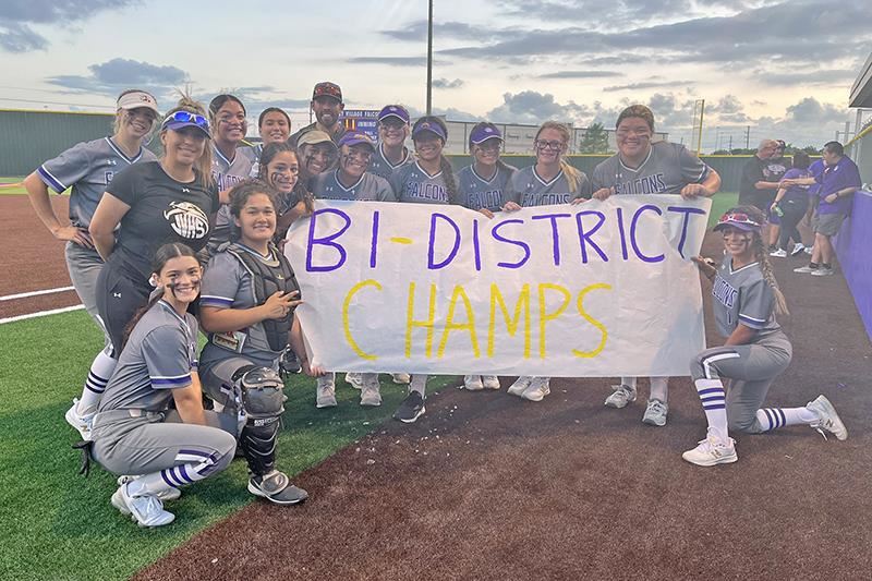 The Jersey Village High School softball team defeated Houston Chavez in a best-of-three series to become bi-district champs.